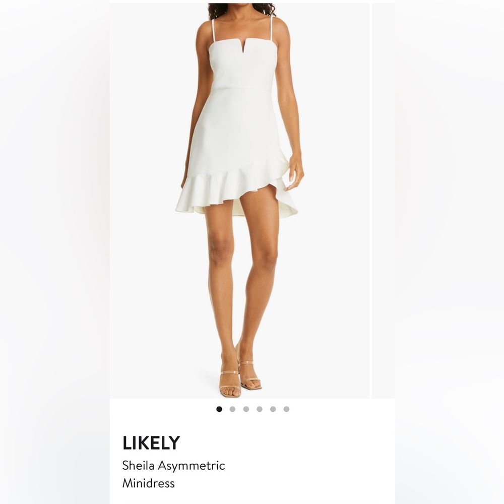 Likely Asymmetric Mini Dress